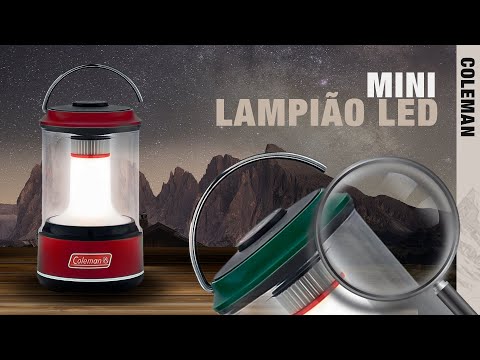 Os Detalhes do Maravilhoso Mini Lampião LED da Coleman