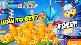 TOP 5 TRICKS TO GET AEOS COINS EASILY 🤑 | FOR FREE!! 🤯 | Pokemon Unite Tips💡 and Tricks