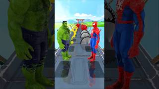 Download lagu GTA V New Kiss Run Spider-man vs Hulk Funny Epic Challenge! #spiderman #funny #animation #shorts mp3