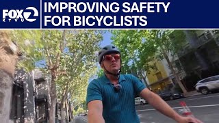 City of San Jose adding concrete barriers to bike lanes | KTVU