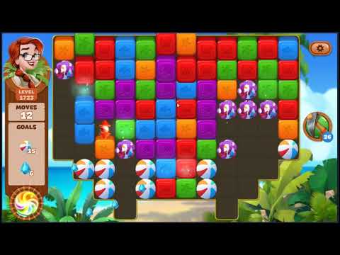 Lost Island Blast Adventure Level 1723 - NO BOOSTERS 🏝️ | SKILLGAMING ✔️