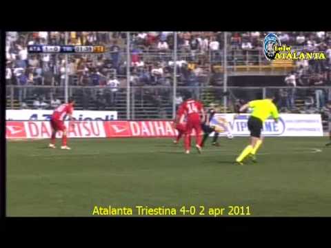 2010-11 34 Atalanta Triestina 4-0 2 apr 2011 (Pinto, Doni, Tiribocchi, Bonaventura)