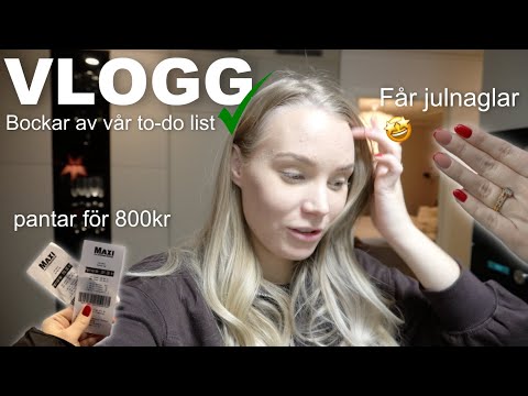 BOCKAR AV VÅR TO-DO LIST | VLOGG