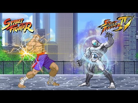 Sagat vs Seth - Street Fighter Average Boss Fight (NOT EPIC) l SFOne X USFIV l Capcom x MUGEN