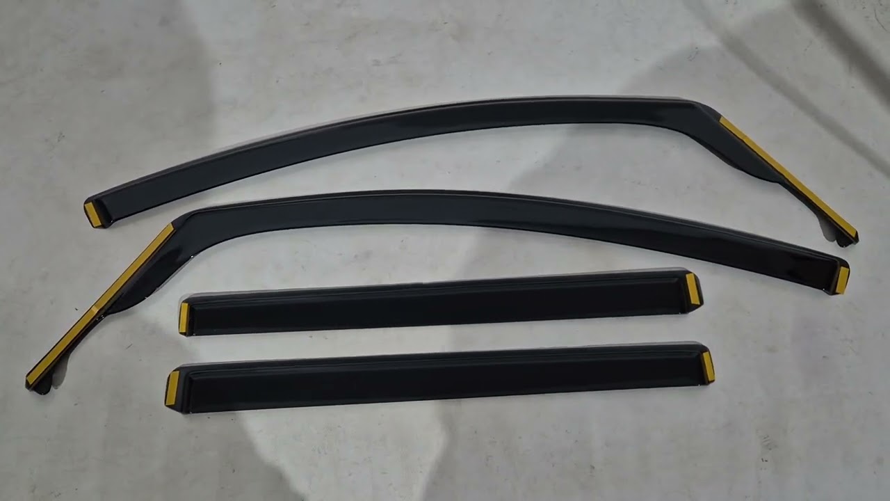 Volkswagen Touran 2010-2015 рр. Вітровики вставні Niken Luxury (4 шт) Video 1