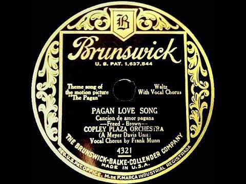 Bob Haring: 1929 "PAGAN LOVE SONG"- in Virtual Stereo HD