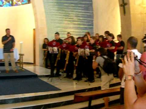 Banda de timbals i sacs de gemecs de la germandad del Sant Ecce Homo.