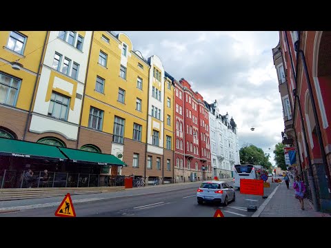 Walking in Norrköping, Sweden - Industrial Area and City Tour