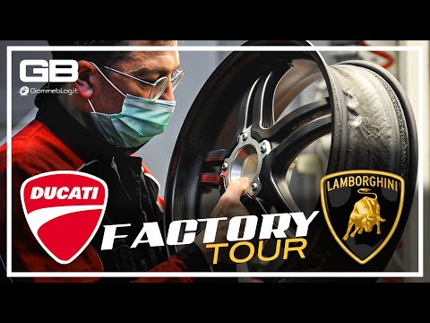 Ducati + Lamborghini  FACTORY TOUR - How They Build DREAMS
