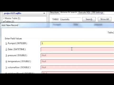 Java prog 30 How to add new table in SqLite and Design New jframe