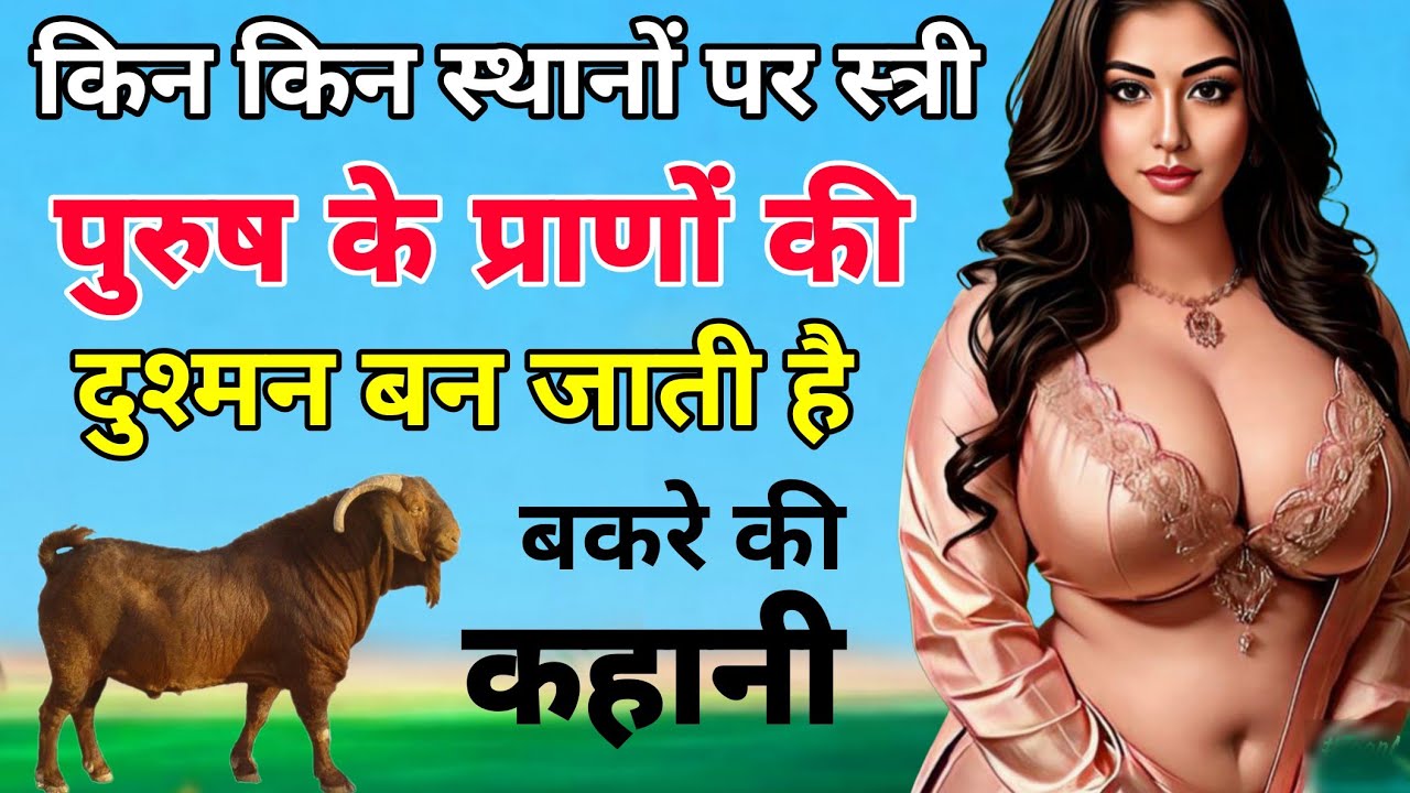 किन किन स्थानों पर स्त्री पुरुष के प्राणों की दुश्मन बन जाती है? बकरे की कहानी, Story of Goat,