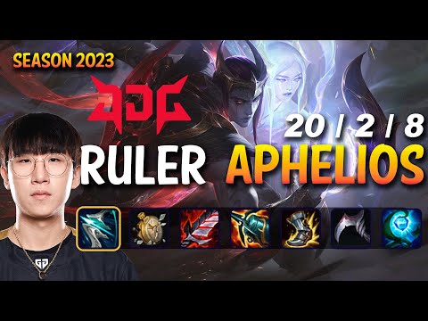 JDG Ruler APHELIOS vs EZREAL ADC - Patch 13.13 KR Ranked