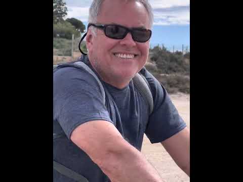 Biking along the beaches of Alicante, Spain