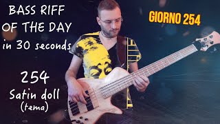 Satin Doll (Duke Ellington) Bass Riff of the day in 30 seconds Giorno 254