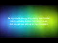 Cole Swindell "Get Up" - Lyrics