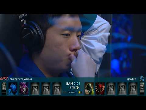 Newbee vs LGD Forever Young Game 2 | DOTA 2 The International 7 (TI7) 2017 UB Final