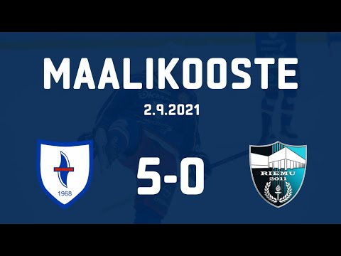 Maalikooste: Hokki–Riemu 2.9.2021, Suomen Cup