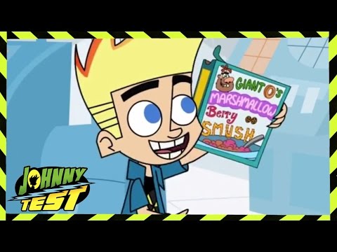 Capa de Johnny Test - Johnny e o pé de feijão