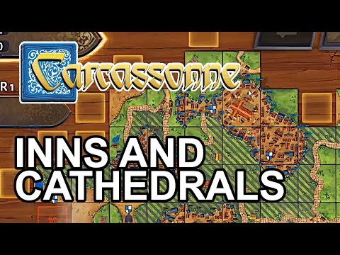 Carcassonne Board Game #3 : INNS AND CATHEDRALS | 2 Player