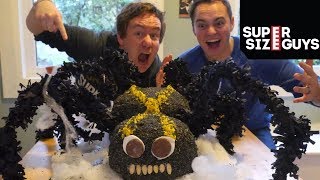 GIANT SPIDER CAKE (& HALLOWEEN PRANK!)