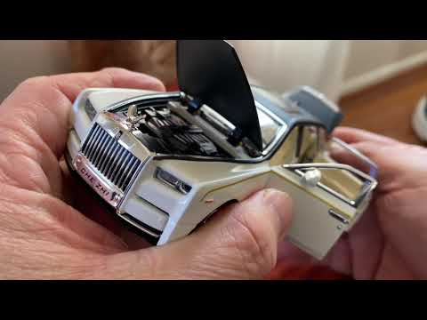 Die cast 1:32 scale rolls royce metal phantom zinc alloy pul...