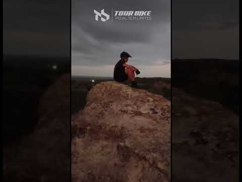 TOUR BIKE - EM CIMA DA ROCHA A NOITE  #aventura #bike #pedal