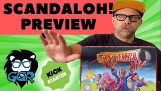ScandalOh! Kickstarter Preview - A Scandalous Deduction Game