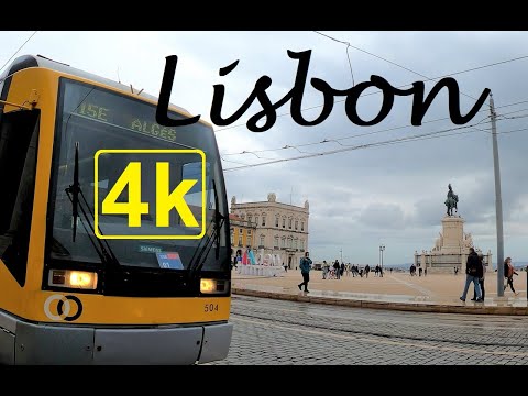 Passeio a pé 4k em Lisboa: Eléctrico Moderno 15 até Belém