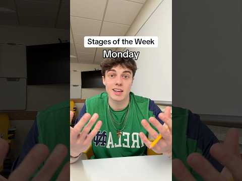 Stages of the Week 📆 (pt. 2)