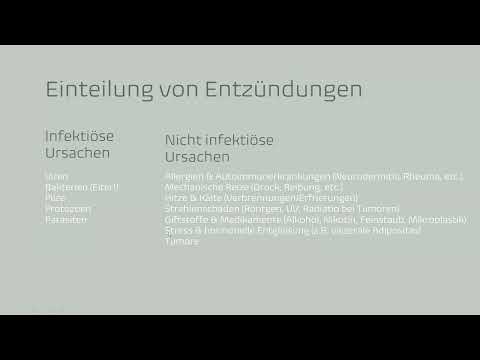 Entzündungen einfach erklärt Teil 3: Einteilung in Ansteckend oder nicht, Therapieindikation oder KI