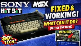 This Broken Sony HitBit-101 MSX Came Back to Life… And It’s Packed With Features!