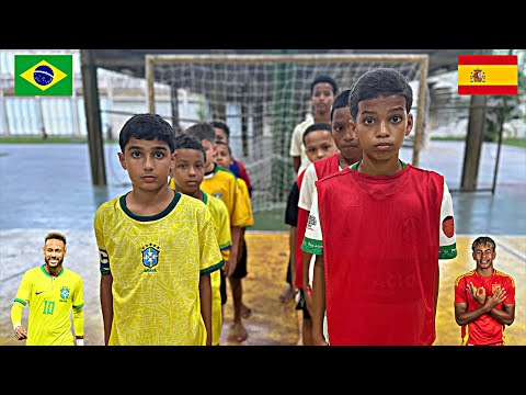 Brasil vs Espanha - qual a melhor seleção do mundo? Superclássico Final 😱