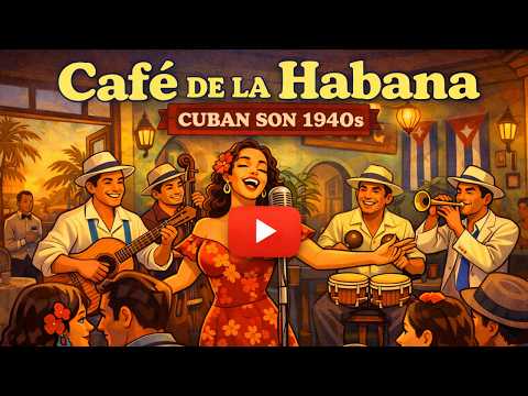 Café de la Habana –Cuban Son 1940s Cuban Son Animated Performance