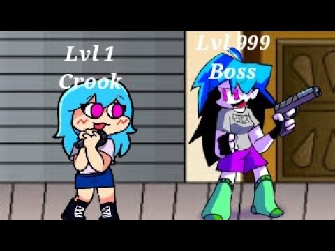 Crook VS Boss Lvl 1 Lvl 999 Meme But Skyverse Animation