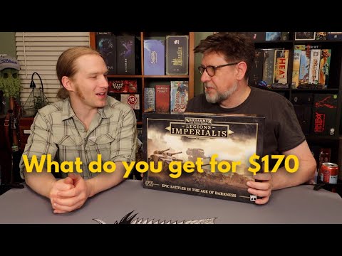 Legions Imperialis Comparison of Epic 40K 80s and 90s and Unboxing