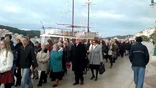 preview picture of video 'Procesija / Mali Lošinj 29.12.2013'