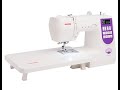sewing machine janome dm7200 - purple 10