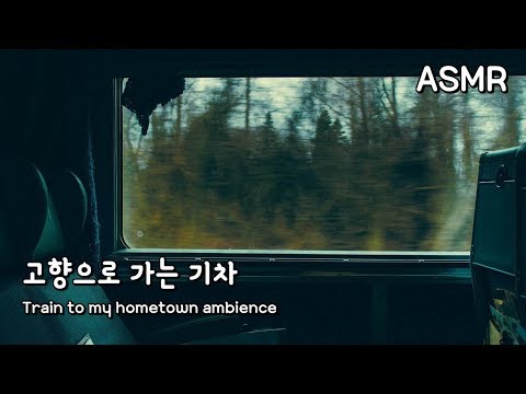 ASMR Train to my hometown Ambience