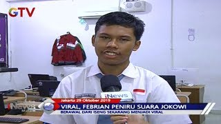 Download lagu VIRAL! Febrian Firmansyah Mampu Meniru Logat dan Suara Presiden Jokowi - BIM 29/10 mp3 Download lagu VIRAL! Febrian Firmansyah Mampu Meniru Logat dan Suara Presiden Jokowi - BIM 29/10 mp3