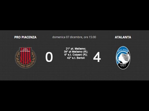 Allievi Nazionali Lega Pro: Pro Piacenza - Atalanta