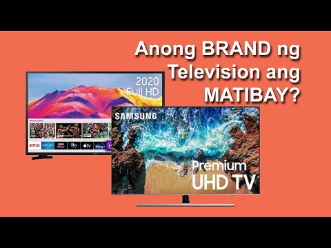 ANONG BRAND NG TV ANG MATIBAY