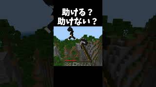 どっちを助ける！？#Minecraft #shorts  #lyrics #montagem