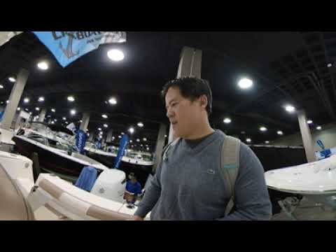 360 view Sea Born SX239 from the Long Island Boat and Fishing Show