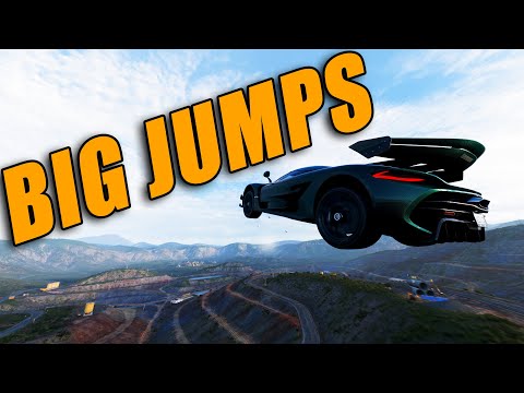 TRYING THE BIGGEST JUMPS ON THE NEW RALLY ADVENTURE DLC ON FORZA HORIZON 5