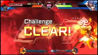 BlazBlue: Cross Tag Battle - Yang - Tactics Mode (Combo Challenges)