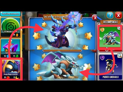 DRAGÓN LOBONGELADO (E) + DRAGÓN MAGUS ESCARCHA (L) ~ Dragon City