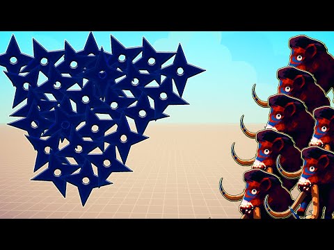 10x RAPID SENSEI vs 10x EVERY GIANT - Totally Accurate Battle Simulator | TABS