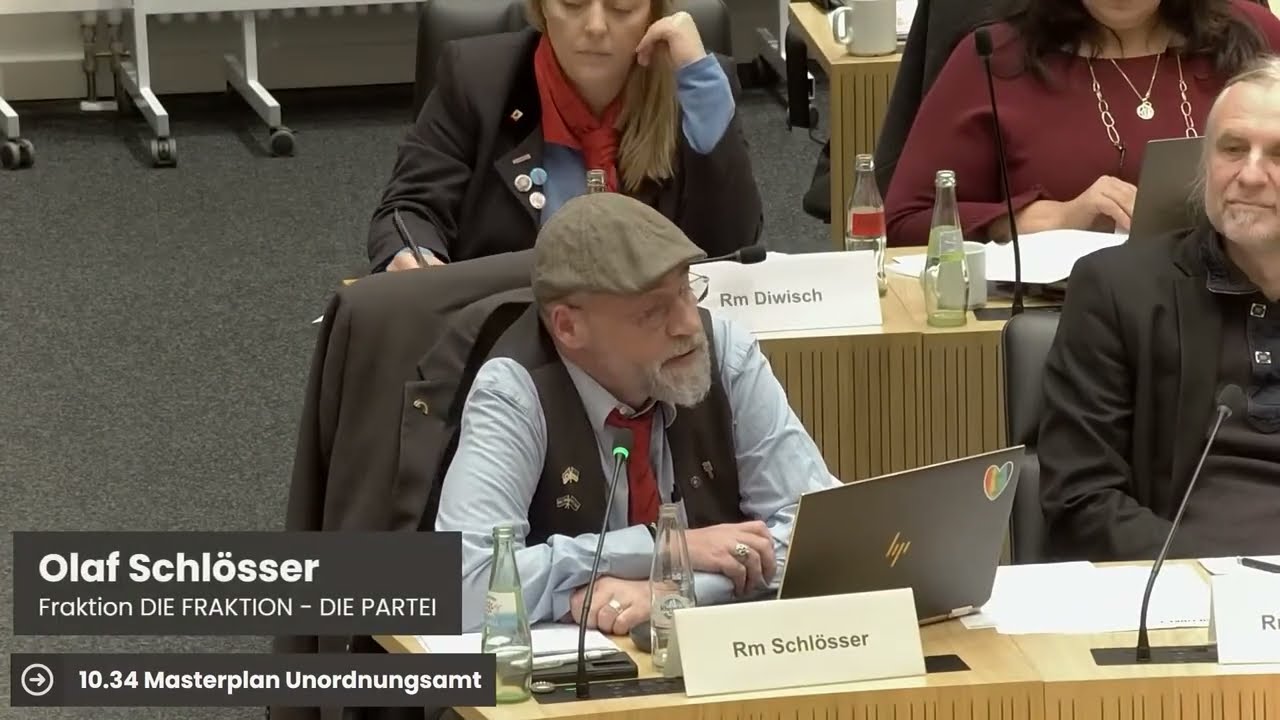 Die PARTEI im Rat der Stadt Dortmund – Rede zum Unordnungsamt