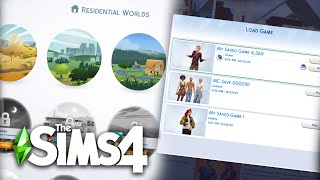 *Game-Changing* Sims 4 FIX Loading Family Loads Map/Worlds Again