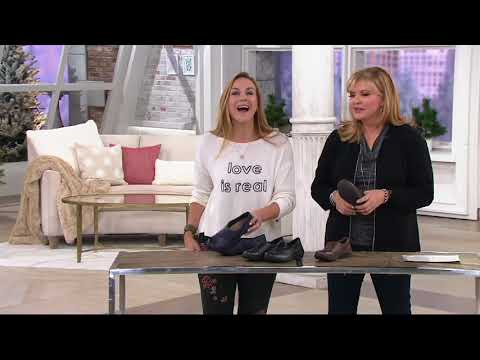 Earth Origins Leather Slip-on Shoes - Leona on QVC